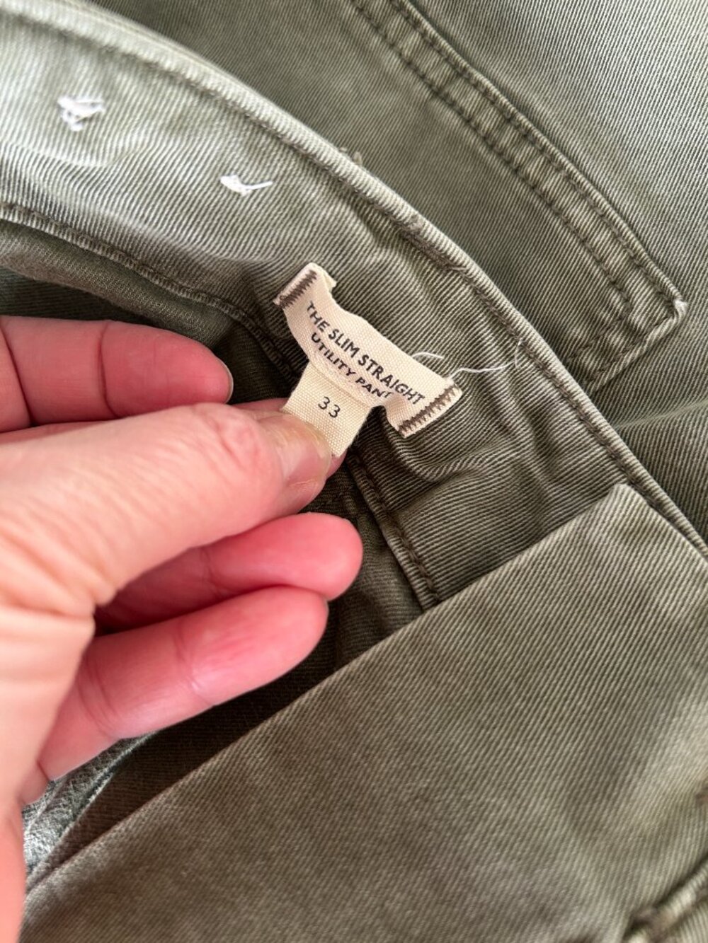 Madewell | Slim Straight Utility Pant - Picture 3 of 3